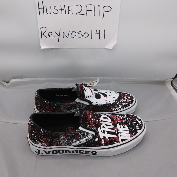 Men’s  Vans House of Terror Classic Slip-On Friday the 13th - Picture 10 of 10